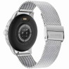 Smartwatch Damski Gravity GT12-7 na bransolecie mesh w kolorze Srebrny/Srebrny o szerokości 22mm