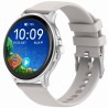 Smartwatch Damski Gravity GT12-8 na bransolecie mesh w kolorze Srebrny/Srebrny o szerokości 22mm