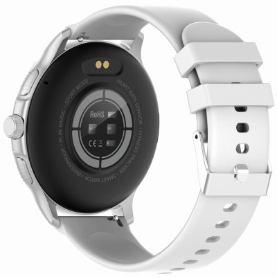 Smartwatch Damski Gravity GT12-8 na bransolecie mesh w kolorze Srebrny/Srebrny o szerokości 22mm