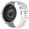 Smartwatch Damski Gravity GT12-8 na bransolecie mesh w kolorze Srebrny/Srebrny o szerokości 22mm