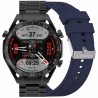 Smartwatch Męski Gravity GT13-5 na bransolecie stalowej w kolorze Czarny/Czarny o szerokości 26mm