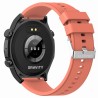 Smartwatch Męski Gravity GT13-6 na bransolecie stalowej w kolorze Czarny/Czarny o szerokości 26mm