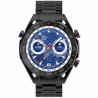 Smartwatch Męski Gravity GT13-7 na bransolecie stalowej w kolorze Czarny/Czarny o szerokości 26mm