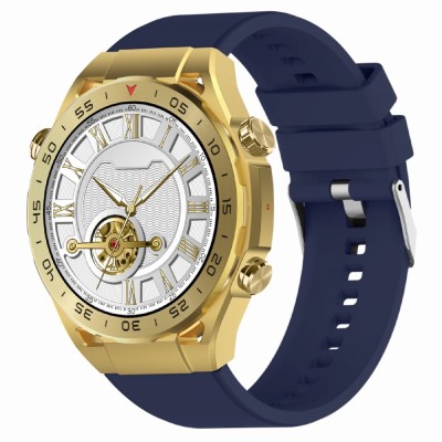 Smartwatch Męski Gravity GT13-8 na bransolecie stalowej w kolorze Złoty/Złoty o szerokości 26mm