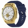 Smartwatch Męski Gravity GT13-8 na bransolecie stalowej w kolorze Złoty/Złoty o szerokości 26mm