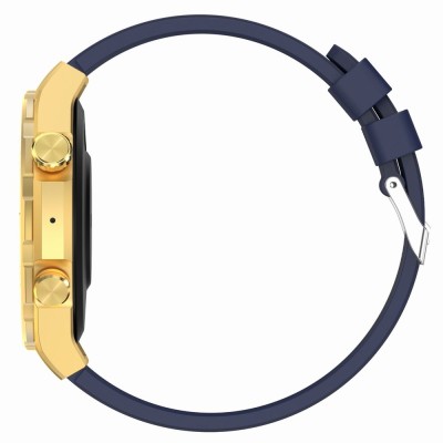 Smartwatch Męski Gravity GT13-8 na bransolecie stalowej w kolorze Złoty/Złoty o szerokości 26mm