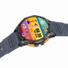 Smartwatch Męski Gravity GT24-1 na pasku gumowym w kolorze Czarny/Granatowy o szerokości 22mm