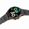Smartwatch Męski Gravity GT24-1 na pasku gumowym w kolorze Czarny/Granatowy o szerokości 22mm