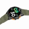 Smartwatch Męski Gravity GT24-5 na pasku gumowym w kolorze Czarny/Khaki o szerokości 22mm