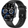 Smartwatch Męski Gravity GT35-1 na pasku gumowym w kolorze Grafitowy/Czarny o szerokości 22mm
