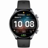 Smartwatch Męski Gravity GT35-1 na pasku gumowym w kolorze Grafitowy/Czarny o szerokości 22mm