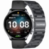 Smartwatch Męski Gravity GT35-2 na pasku gumowym w kolorze Grafitowy/Czarny o szerokości 22mm