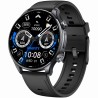 Smartwatch Męski Gravity GT35-2 na pasku gumowym w kolorze Grafitowy/Czarny o szerokości 22mm