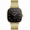 Smartwatch Damski Gravity GT32-2 na pasku skórzanym w kolorze Złoty/Biały o szerokości 18mm