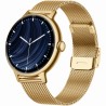 Smartwatch Damski Gravity GT33-1 na pasku gumowym w kolorze Złoty/Różowy o szerokości 18mm