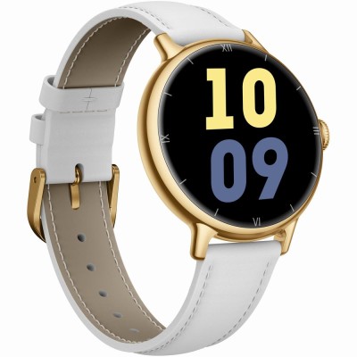 Smartwatch Damski Gravity GT33-1 na pasku gumowym w kolorze Złoty/Różowy o szerokości 18mm