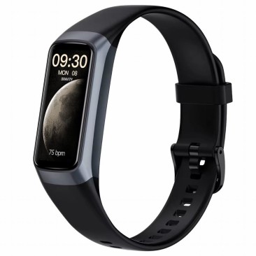 Smartwatch Męski Gravity GT40-1 na pasku gumowym w kolorze Czarny/Czarny o szerokości 19mm