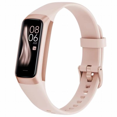 Smartwatch Damski Gravity GT40-3 na pasku gumowym w kolorze Różowy/Różowy o szerokości 19mm