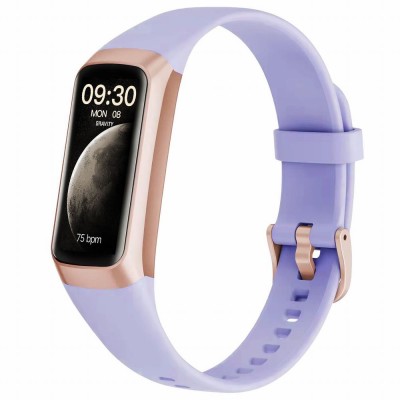 Smartwatch Damski Gravity GT40-4 na pasku gumowym w kolorze Różowy/Fioletowy o szerokości 19mm