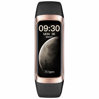 Smartwatch Damski Gravity GT40-5 na pasku gumowym w kolorze Różowy/Czarny o szerokości 19mm