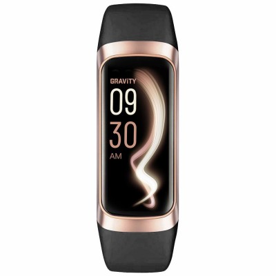 Smartwatch Damski Gravity GT40-5 na pasku gumowym w kolorze Różowy/Czarny o szerokości 19mm