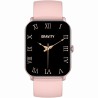 Smartwatch Damski Gravity GT36-1 na pasku gumowym w kolorze Różowy/Różowy o szerokości 22mm