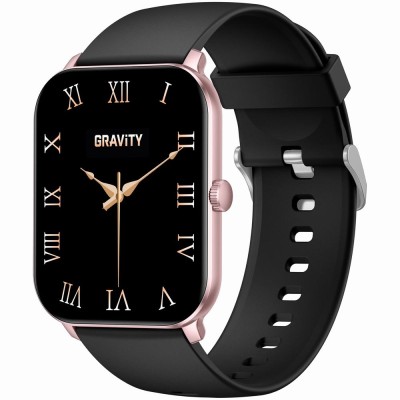 Smartwatch Damski Gravity GT36-3 na pasku gumowym w kolorze Różowy/Szary o szerokości 22mm
