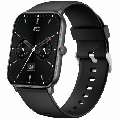 Smartwatch Męski Gravity GT36-5 na pasku gumowym w kolorze Czarny/Czarny o szerokości 22mm