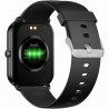 Smartwatch Męski Gravity GT36-5 na pasku gumowym w kolorze Czarny/Czarny o szerokości 22mm