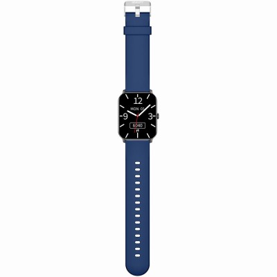 Smartwatch Męski Gravity GT36-6 na pasku gumowym w kolorze Czarny/Granatowy o szerokości 22mm