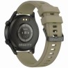 Smartwatch Męski Gravity GT10-2 na pasku skórzanym w kolorze Czarny/Czarny o szerokości 22mm