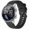 Smartwatch Męski Gravity GT10-6 na bransolecie stalowej w kolorze Srebrny/Srebrny o szerokości 22mm