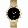Smartwatch Damski Gravity GT5-1 na bransolecie mesh w kolorze Złoty/Złoty o szerokości 18mm