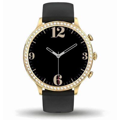 Smartwatch Damski Gravity GT5-1 na bransolecie mesh w kolorze Złoty/Złoty o szerokości 18mm