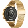 Smartwatch Damski Gravity GT5-2 na bransolecie mesh w kolorze Złoty/Złoty o szerokości 18mm