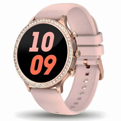 Smartwatch Damski Gravity GT5-5 na bransolecie mesh w kolorze Różowe Złoto/Różowe Złoto o szerokości 18mm