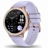 Smartwatch Damski Gravity GT5-7 na bransolecie mesh w kolorze Różowe Złoto/Różowe Złoto o szerokości 18mm