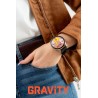 Smartwatch Damski Gravity GT11-1 na bransolecie mesh w kolorze Złoty/Złoty o szerokości 22mm