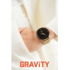 Smartwatch Damski Gravity GT11-2 na bransolecie mesh w kolorze Złoty/Złoty o szerokości 22mm