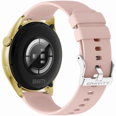 Smartwatch Damski Gravity GT11-3 na bransolecie mesh w kolorze Złoty/Złoty o szerokości 22mm