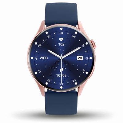 Smartwatch Damski Gravity GT11-6 na bransolecie mesh w kolorze Różowe Złoto/Różowe Złoto o szerokości 22mm