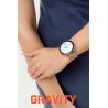 Smartwatch Damski Gravity GT11-7 na bransolecie mesh w kolorze Różowe Złoto/Różowe Złoto o szerokości 22mm