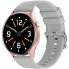 Smartwatch Damski Gravity GT11-8 na bransolecie mesh w kolorze Różowe Złoto/Różowe Złoto o szerokości 22mm