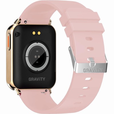 Smartwatch Damski Gravity GT17-1 na bransolecie mesh w kolorze Różowe Złoto/Różowe Złoto o szerokości 22mm