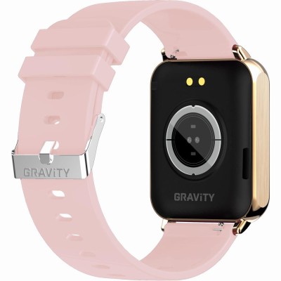 Smartwatch Damski Gravity GT17-1 na bransolecie mesh w kolorze Różowe Złoto/Różowe Złoto o szerokości 22mm