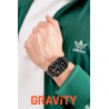 Smartwatch Męski Gravity GT17-10  w kolorze Czarny/Czarny o szerokości 22mm