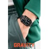Smartwatch Męski Gravity GT17-10  w kolorze Czarny/Czarny o szerokości 22mm