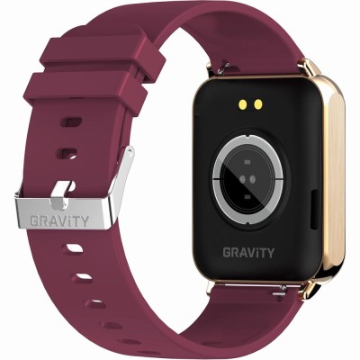 Smartwatch Damski Gravity GT17-6 na bransolecie mesh w kolorze Różowe Złoto/Różowe Złoto o szerokości 22mm