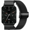 Smartwatch Męski Gravity GT17-7  w kolorze Czarny/Czarny o szerokości 22mm