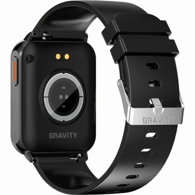 Smartwatch Męski Gravity GT17-7  w kolorze Czarny/Czarny o szerokości 22mm